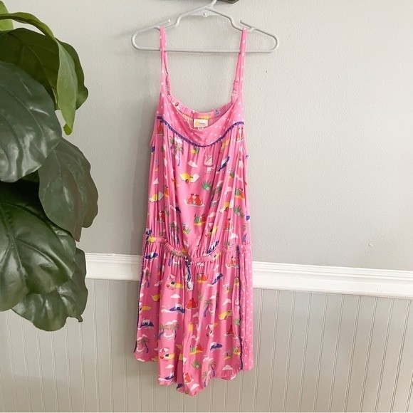 Boden Teen & Older Girls 13-14 years Pink Summer Print Romper Jumpsuit - Picture 1 of 12